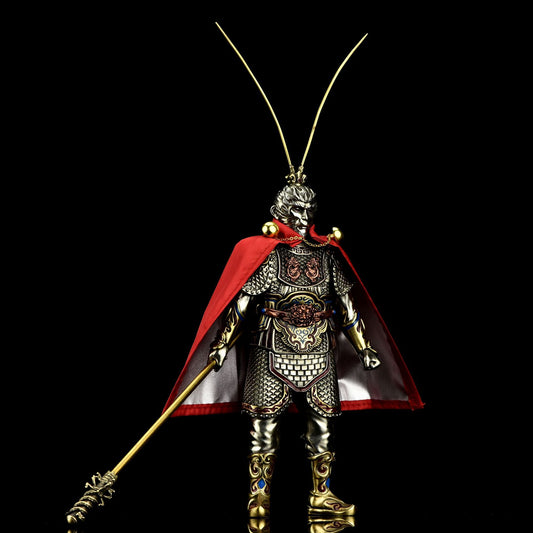 Sun Wukong Monkey King Zippo Double Armor Lighter Statue Figure Art Gift NEW