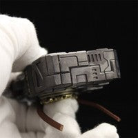 Double Armor Zippo Set - Kinetic Steampunk Luminous Gears - Moving Parts & Centipede Industrial Art Lighter