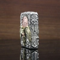Guardian Angel Zippo Double Armor – Solid Brass Custom Art Lighter