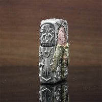 Guardian Angel Zippo Double Armor – Solid Brass Custom Art Lighter