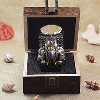 Zippo Double Armor Tank Lighter – Solid Brass Heavy Custom Art Case