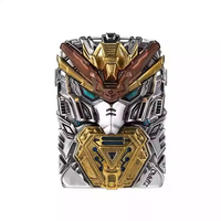 Double Armor Zippo Set - Dynamic Mecha Robot & Fidget Spinner - Luminous Sci-Fi Art Lighter