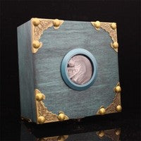 Double Armor Zippo Set - Mecha Shell Black Ice - Heavyweight Futuristic Custom Lighter