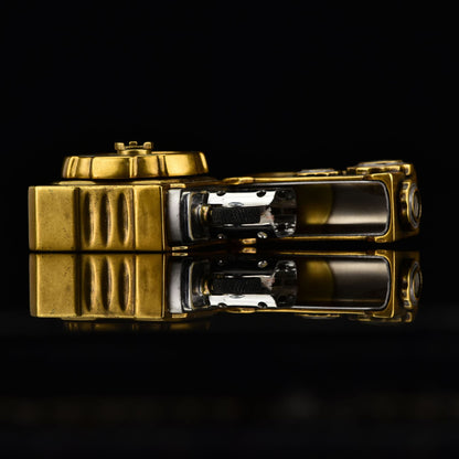 ZIPPO Armor Steampunk Gear Lighter – Glow-in-the-Dark Double Armor Set | Cyberpunk Design with Genuine Zippo Insert