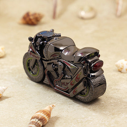 Zippo Lighter Cyberpunk Motorcycle Luminous Double Armor Brass Sci-Fi Gift NEW