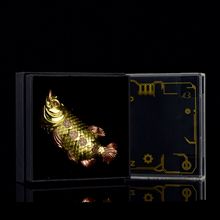 Zippo Double Armor Brass Arowana Fish Custom Art Lighter – Heavy Solid Brass