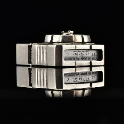 ZIPPO Armor Steampunk Gear Lighter – Glow-in-the-Dark Double Armor Set | Cyberpunk Design with Genuine Zippo Insert