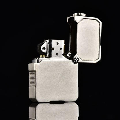 ZIPPO Armor Steampunk Gear Lighter – Glow-in-the-Dark Double Armor Set | Cyberpunk Design with Genuine Zippo Insert