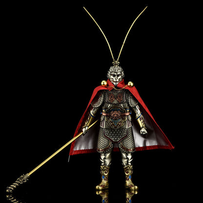 Sun Wukong Monkey King Zippo Double Armor Lighter Statue Figure Art Gift NEW