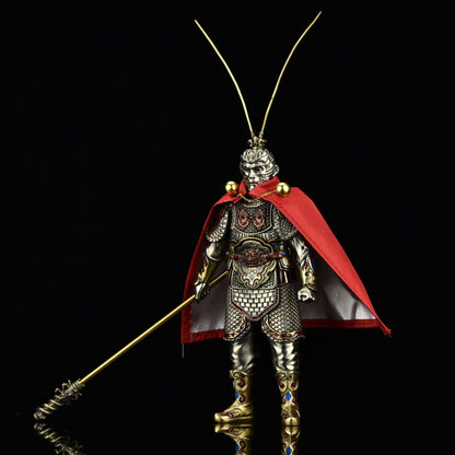 Sun Wukong Monkey King Zippo Double Armor Lighter Statue Figure Art Gift NEW