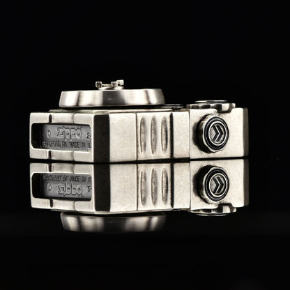 ZIPPO Armor Steampunk Gear Lighter – Glow-in-the-Dark Double Armor Set | Cyberpunk Design with Genuine Zippo Insert