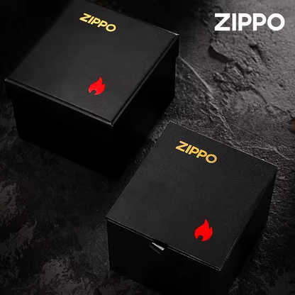 Authentic ZIPPO Double Armor Skull Lighter – Black Polished Finish
