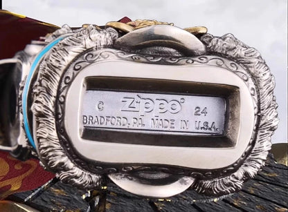 Sun Wukong Monkey King Luminous Zippo Double Armor Lighter Statue Gift