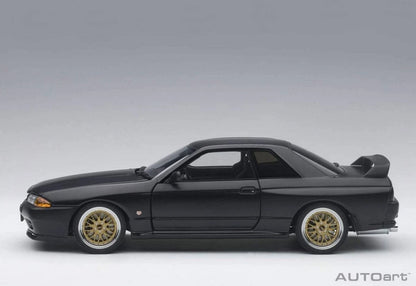 AUTOart 1/18 Nissan Skyline GT-R R32 V-Spec II Tuned Ver. Matt Black 77418