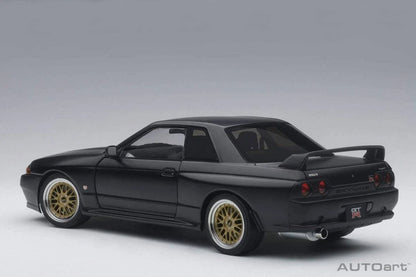 AUTOart 1/18 Nissan Skyline GT-R R32 V-Spec II Tuned Ver. Matt Black 77418