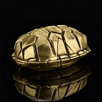 ZIPPO Armor Lucky Turtle Shell Lighter – Double Armor Limited Edition | Solid Brass Custom Case