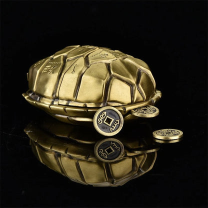 ZIPPO Armor Lucky Turtle Shell Lighter – Double Armor Limited Edition | Solid Brass Custom Case