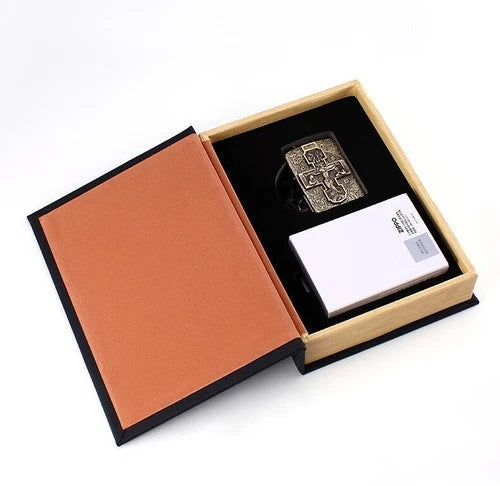 Zippo Constantine 1941 Replica - Holy Cross & Saint Benedict Custom Engraved Lighter